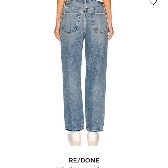 REDONE 90s CROP LOW SLUNG IN MEDIUM RAF 27 NWT - Picture 3 of 5